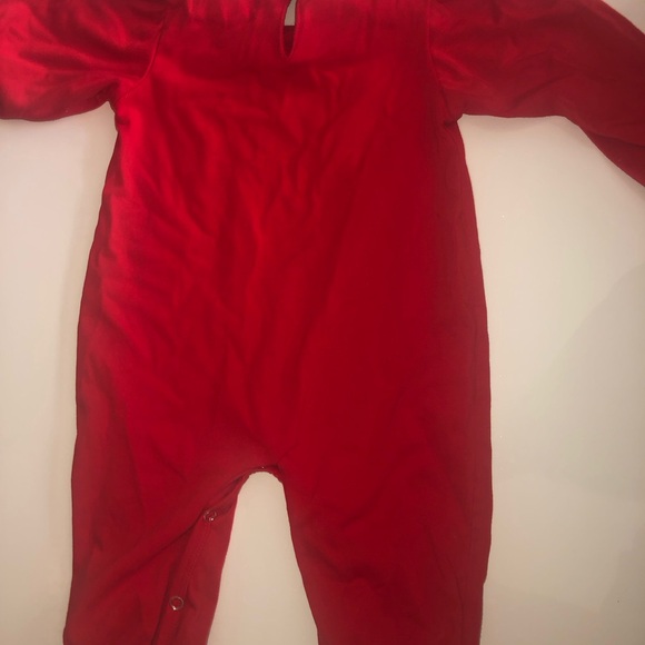 Smocked South Embroidered Christmas Outfit 3-6 Month - Picture 4 of 4